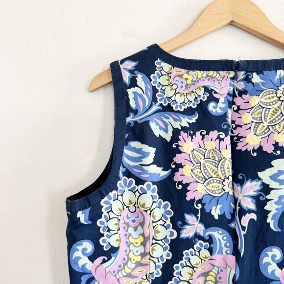 Talbots Paisley Print Shift Dress Size 16 - Picture 6 of 8